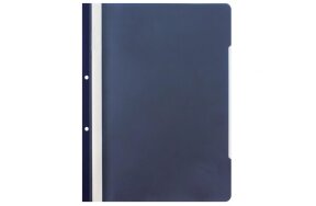 A4 CLEAR VIEW FOLDER WITH HOLES FOR FILING DARK BLUE SET/50